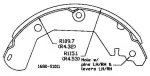 13074110 - : Drum Brake Shoe for OmniParts Image
