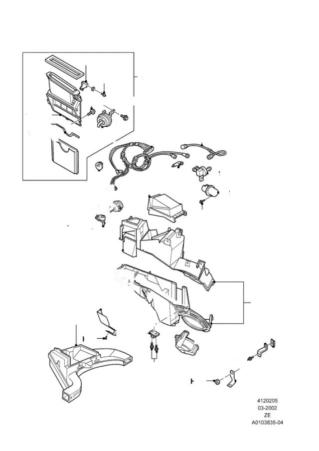 XR3Z19A563AA - HVAC: Control Valve for Ford Image