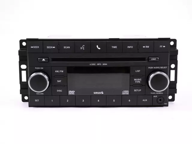 5064948AH - : AM/FM/6 DVD/Sdars Radio for Dodge: Journey, Nitro, Ram 1500 | Jeep: Liberty, Wrangler Image
