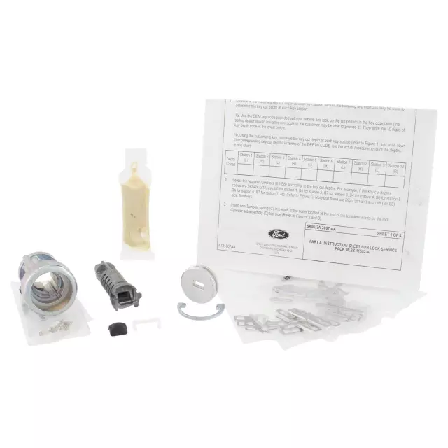 ML3Z11582A - : Ignition Lock Assembly for Ford: F-150, F-150 Lightning, F-250 Super Duty, F-350 Super Duty, F-450 Super Duty, F-550 Super Duty Image