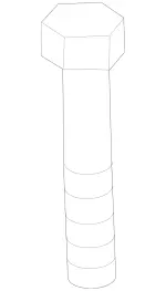 910105008019 - : Hexagon Head Bolt for Mercedes-Benz Image