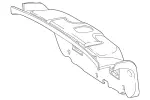 21269408259F08 - Body: Trunk Lid Trim for Mercedes-Benz Image