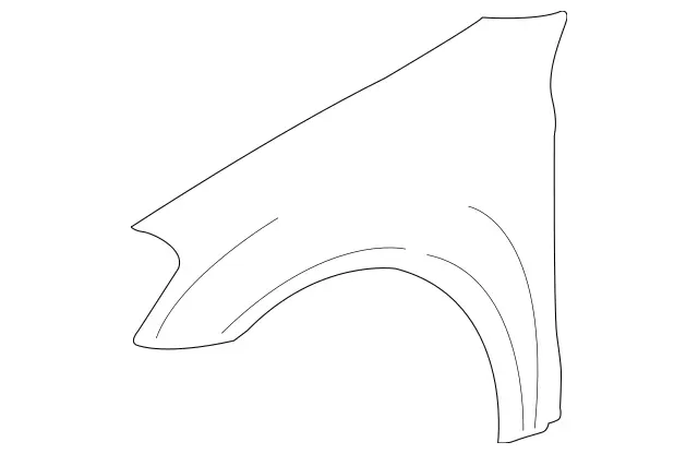 164880010664 - Body: Fender for Mercedes-Benz Image