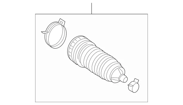 1644600096 - Steering: Boot Kit for Mercedes-Benz Image