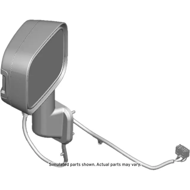 25774403 - : Bright Chrome Driver Side Mirror for Hummer: H2 Image