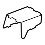 BC3Z26115B00AA - Body: Partition for Ford: F-250 Super Duty, F-350 Super Duty, F-450 Super Duty Image