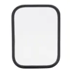 12073 - : Rolled-Rim Mirror with Ball Swivel, Stainless Steel for Grote Lighting Image