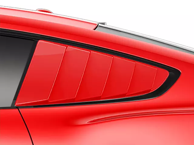 VJR3Z63280B10CB - : Louvers - Quarter Window - Race Red for Ford: Mustang Image