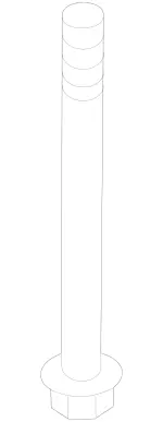 19901103 - Rear Axle: Screw W Washer Assembly for Mercedes-Benz Image