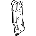 FL3Z1602543A - Body: Inner Reinforced for Ford: Expedition, F-150 | Lincoln: Navigator Image