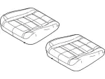 8A4Z7462901BB - Body: Cushion Cover for Ford: Taurus, Taurus X Image