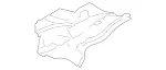 23068005398J12 - Body: Lower Cover for Mercedes-Benz Image