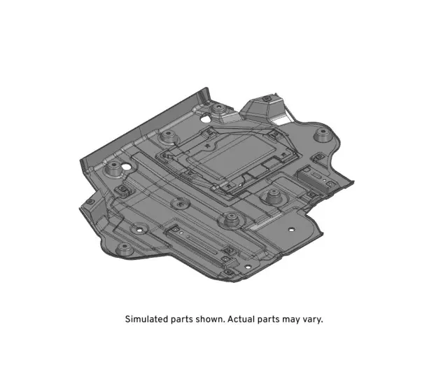 85522068 - : Part# 85522068 F Deflector for Buick: Enclave | Chevrolet: Traverse | GMC: Acadia Image