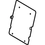 BC3Z26613E94AA - Body: Rear Panel Trim for Ford: F-250 Super Duty, F-350 Super Duty, F-450 Super Duty Image