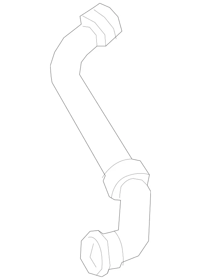 247501038264 - Cooling/Auxiliary Heating: Hose Line for Mercedes-Benz: 220a, A220, CLA250, CLA35 AMG, GLA250, GLB250 Image image