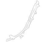 17769006019051 - Body: Lower Quarter Trim for Mercedes-Benz Image