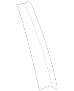 2046901787 - Rear Doors: Trim Molding for Mercedes-Benz Image