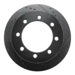63348092R - : DFC Brake Rotor - Drilled and Slotted - Black for DYNAMIC FRICTION Image
