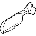 CK4Z9961695BB - : Inner Cover for Ford: E-Transit, Transit-150, Transit-250, Transit-350, Transit-350 HD Image