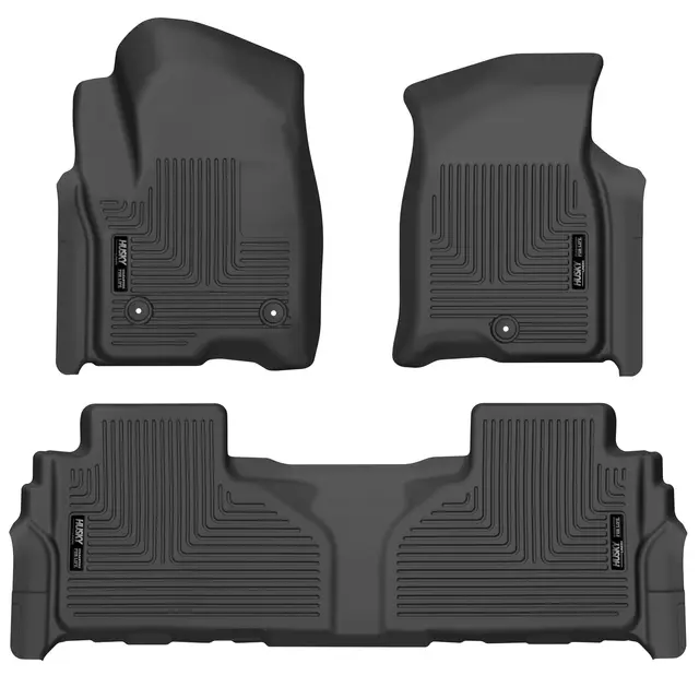 99241 - : Weatherbeater - Front &amp; 2nd Seat Floor Liners (Footwell Coverage) for Husky Liners Image