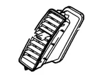 AG1Z19893AA - Body: Louver for Ford: Taurus Image