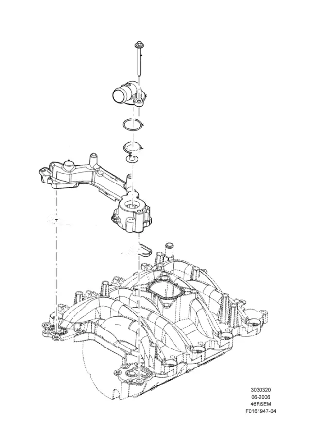 W704693S437 - Cooling System: Thermostat Outlet Bolt for Ford Image