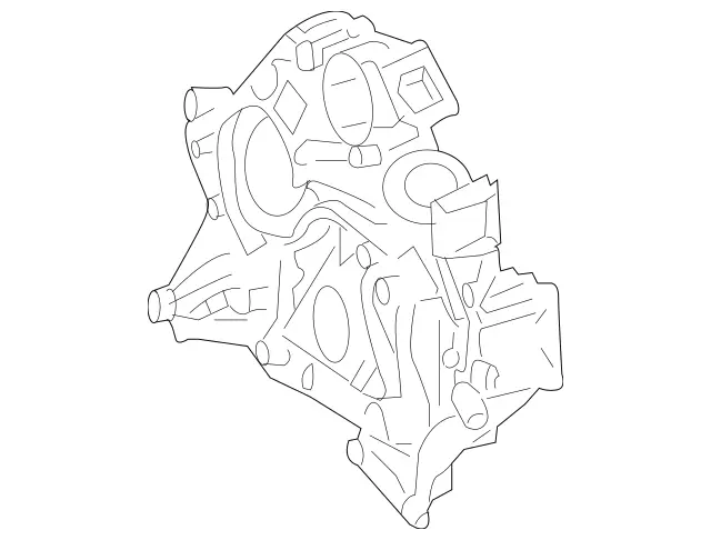 1120100833 - Engine: Front Cover for Mercedes-Benz Image