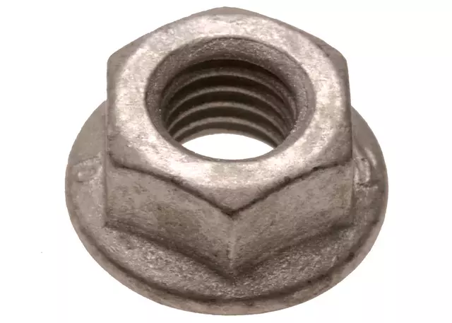 11514596 - Body: Impact Bar Nut for Buick: Enclave, Encore, LaCrosse, LeSabre, Lucerne, Regal, Rendezvous, Skylark, Verano | Cadillac: ATS, CTS, DeVille, DTS, Seville, SRX | Chevrolet: Blazer, C1500, C2500, C3500, Camaro, Cavalier, Classic, Corvette, Equinox, Express 2500, Express 3500, Impala, K1500 Pickup, K2500 Pickup, K3500 Pickup, Lumina, Malibu, Malibu Limited, Metro, Monte Carlo, Silverado 1500, Silverado 1500 LD, Silverado 2500 HD, Silverado 3500 HD, Sonic, Spark, Spark EV, Tracker, Traverse, Trax | GMC: Acadia, Acadia Limited, C1500 Pickup, C2500 Pickup, C3500 Pickup, Envoy XUV, Jimmy, K1500 Pickup, K2500 Pickup, K3500 Pickup, Savana 2500, Savana 3500, Sierra 1500, Sierra 1500 Limited, Sierra 2500 HD, Sierra 3500 HD, Terrain | Oldsmobile: Alero, Aurora, Bravada, Cutlass, Regency | Pontiac: Aztek, Bonneville, Grand Am, GTO, Torrent | Saturn: Aura, Ion, L100, L200, L300, LS, LS1, LS2, LW1, LW2, LW200, LW300, Outlook, Vue Image image