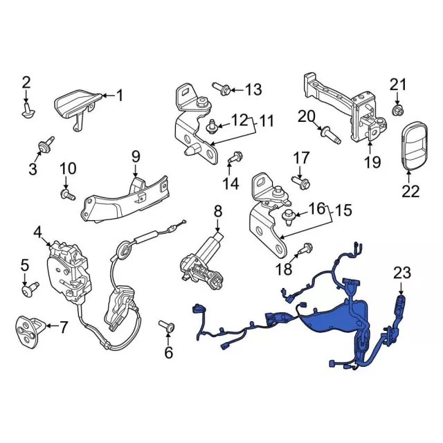 Wire Assembly Jumper - Ford (NJ8Z-14631-D)