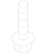 59903900 - Emission System: Tank Bolt for Mercedes-Benz Image