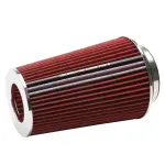 43691 - : Pro-FloÂ® Universal Red Tall Conical Air Filter with 3", 3.5", and 4" Inlet for Edelbrock Image