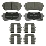 QC1829 - : ThermoQuiet Rear Disc Brake Pad Set Ceramic for WAGNER BRAKE Image