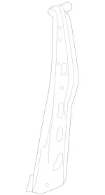 1176303300 - : B-Pillar for Mercedes-Benz: CLA250 Image