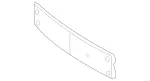 2118850881 - Attachment Parts: License Plate Holder for Mercedes-Benz Image