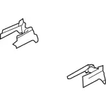 8A5Z5461748BC - : 2013-2019 Ford - Track Cover for Ford: Police Interceptor Sedan, Special Service Police Sedan, Taurus | Lincoln: MKS Image