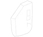 2308350198 - Heating and Ventilation: Seal for Mercedes-Benz: SL500, SL55 AMG, SL550, SL600, SL63 AMG, SL65 AMG, SLR McLaren Image