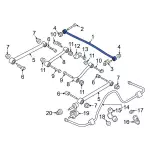 MB3Z5808A - Suspension: Track Bar for Ford Image