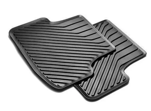 All-Weather Floor Mats (Rear) - Black - Audi (8V5-061-512-041)