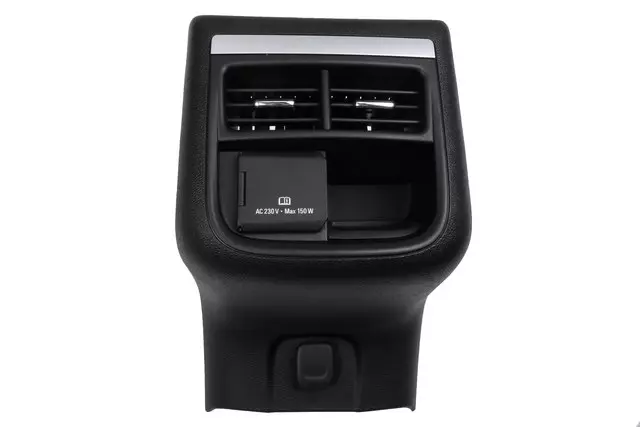 Jet Black Front Floor Console Rear Trim Panel - GM (22989468)