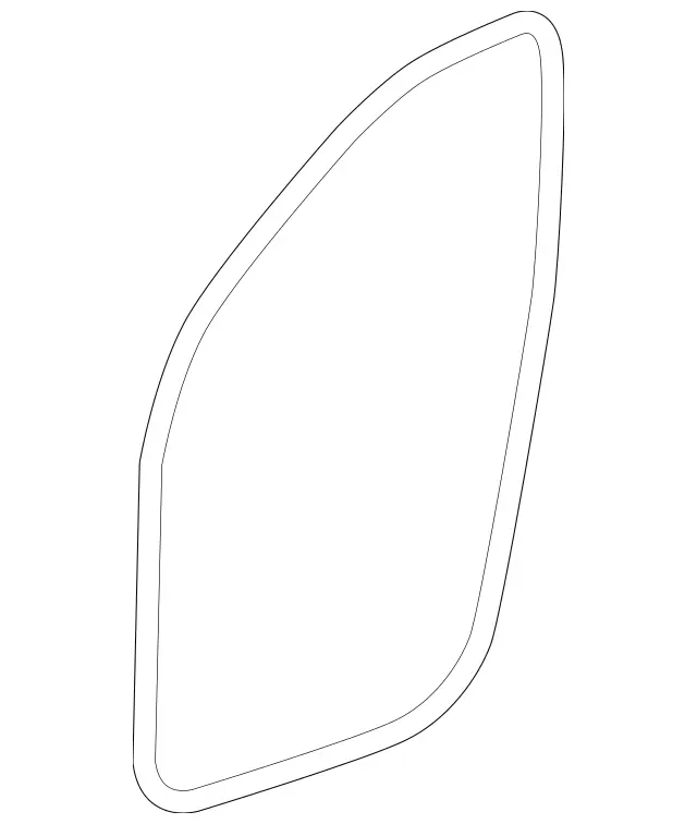 16469004767L53 - Body: Surround Weather-strip for Mercedes-Benz Image