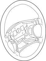 484302W400 - : Steering Wheel for INFINITI: QX4 Image