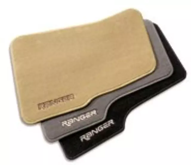 7L5Z1313300CB - Interior: Premium Carpeted Floor Mats - Med Dark Flint for Ford: Ranger Image