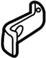 489654M410 - : Adjust Lever Stopper for INFINITI: FX35, FX45, G35, I30, I35, QX4 Image