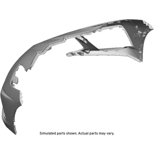 84925599 - : Generic Gray Front Bumper Upper Fascia for Chevrolet: Corvette Image