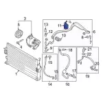 AV6Z19812B - : Front Press Hose Rear Bracket for Ford: Focus Image