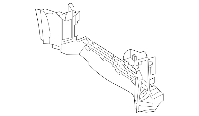 2115051630 - Cooling System: Lower Baffle for Mercedes-Benz Image