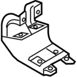 AL3Z16A506AA - Body: Front Bracket for Ford Image