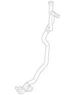 238501040164 - : Coolant Hose for Mercedes-Benz: CLS450, CLS53 AMG, E350, E53 AMG Image