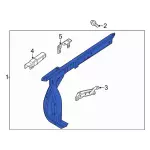 MB3Z16C274G - Body: Upper Rail Assembly for Ford: Bronco Image