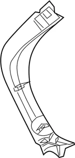 909033JA0A - Body: Side Trim for Infiniti Image